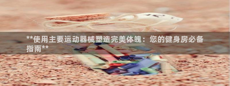 尊龙凯时只输不赢：**使用主要运动器械塑造完美体魄：