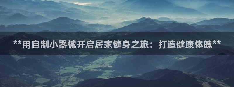 尊龙凯时为什么输了钱：**用自制小器械开启居家健身之