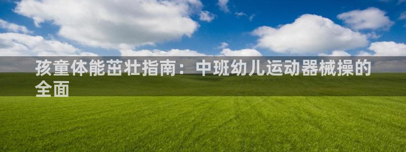 尊龙app登录不了：孩童体能茁壮指南：中班幼儿运动器