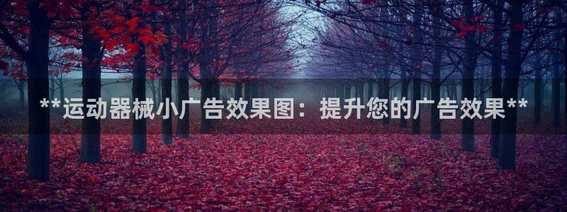 尊龙集团有限公司官网：**运动器械小广告效果图：提升