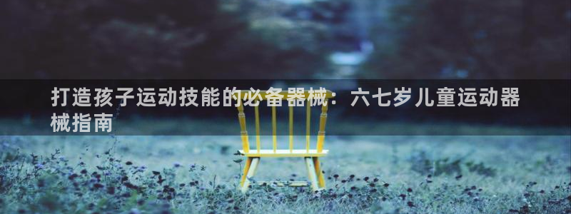凯时国际app登录：打造孩子运动技能的必备器械：六七