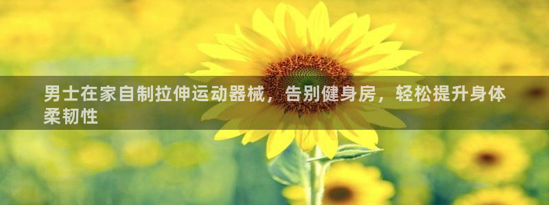 凯时国际平台有人赢吗：男士在家自制拉伸运动器械，告别