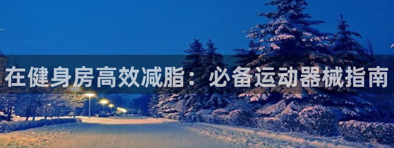 尊龙ag旗舰厅官网官方入口：在健身房高效减脂：必备运