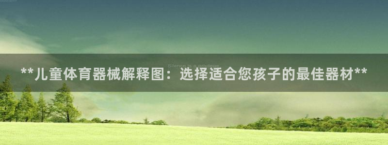 尊龙凯时下载链接：**儿童体育器械解释图：选择适合您