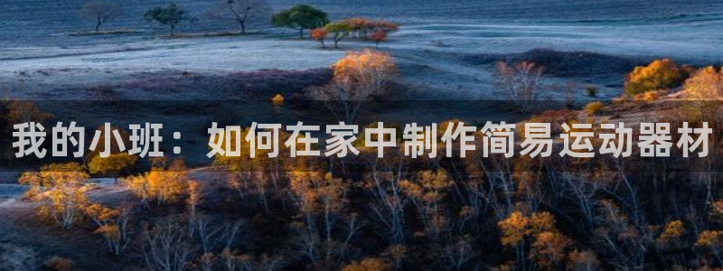 尊龙游戏官网：我的小班：如何在家中制作简易运动器材