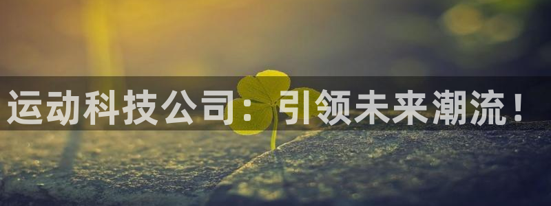 尊龙凯时ag旗舰厅官：运动科技公司：引领未来潮流！